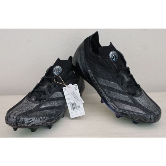 Adidas IE4414 Mens Sz 11 Black Adizero Electric Speed Juice Pack Football Cleats - Picture 1 of 15